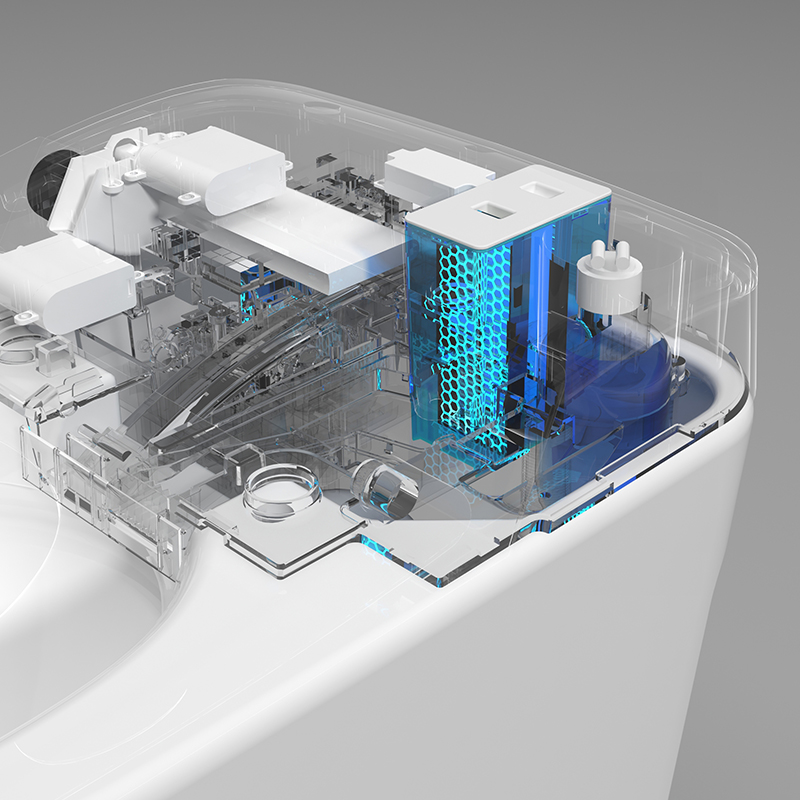 Control remoto del inodoro Akira con funciones de lavado y secado