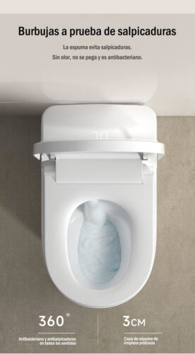 limpiar inodoro inteligente